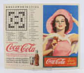 SCARCE GERMAN COCA COLA PAPER