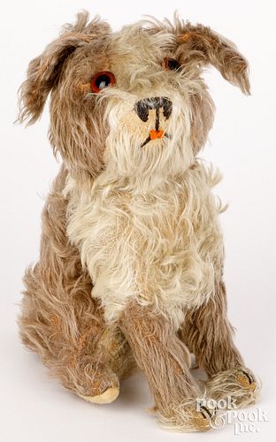 SCARCE HELVETIC MUSICAL MOHAIR DOG,