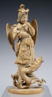 SCARCE JAPANESE IVORY OKIMONO