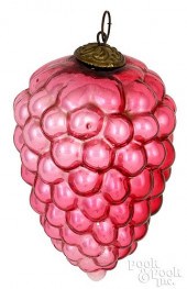 SCARCE LARGE KUGEL RED GRAPE C