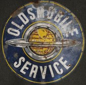 SCARCE OLDSMOBILE 54" 2-SIDED