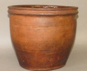 SCARCE PA REDWARE CROCK BY DAN