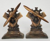 SCARCE PAIR OF ANTIQUE AVIATIO