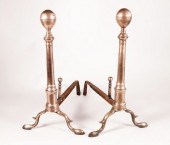 SCARCE PAIR OF BELL METAL BALL