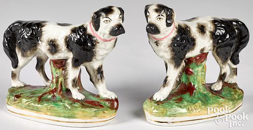 SCARCE PAIR OF STAFFORDSHIRE