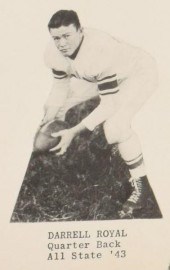SCARCE SIGNED DARRELL ROYAL HI