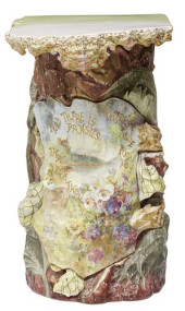 SCARCE VICTORIAN MAJOLICA PLAN