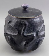 SCARGO POTTERY COVERED JAR DEN