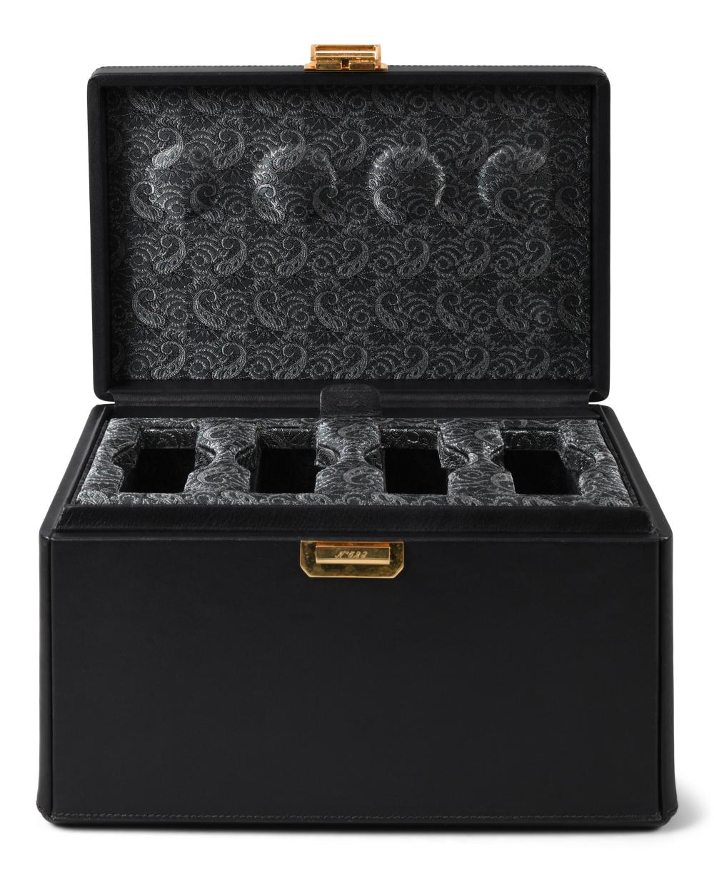SCATOLA DEL TEMPO BLACK LEATHER