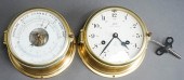 SCHATZ BRASS BAROMETER AND SHI