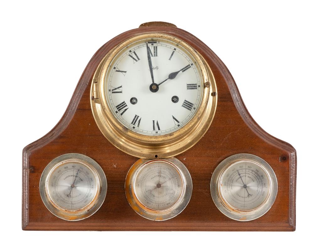 SCHATZ CLOCK AND WEATHER INSTRUMENT