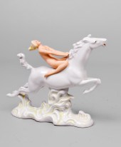 Schaubach-Kunst nude on horseb