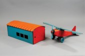 SCHEIBLE AIRPLANE WITH HANGAR