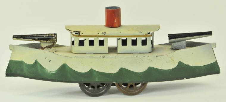 SCHEIBLE GUNBOAT Pressed steel very
