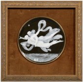 Schenck pate-sur-pate plate, P