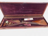 SCHEPERS CASED ANTIQUE SHOTGUN