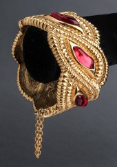 SCHERRER PARIS GOLD-TONE & RUB
