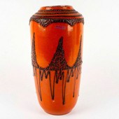 SCHEURICH FAT LAVA POTTERY VAS