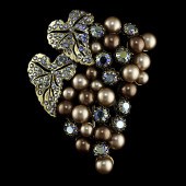 Schiaparelli 1950s Grapes of W