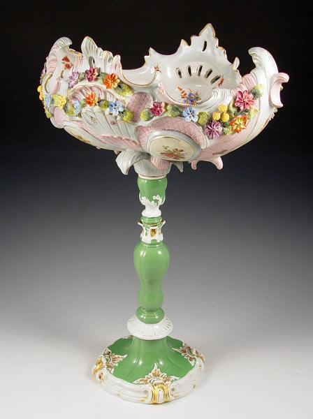 SCHIERHOLZ PORCELAIN FIGURAL CENTER