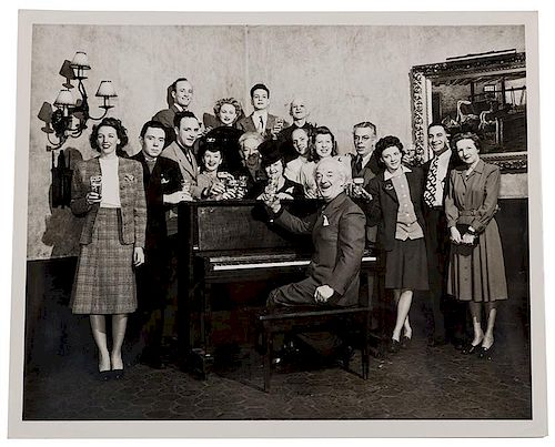 SCHLITZ BEER PARTY PHOTO OF
