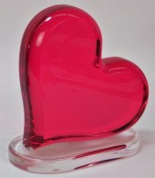 SCHLOMI HAZIZA RED ACRYLIC HEA
