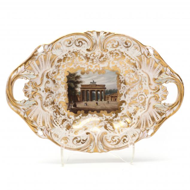 SCHMEISSER, PAINTED AND GILT