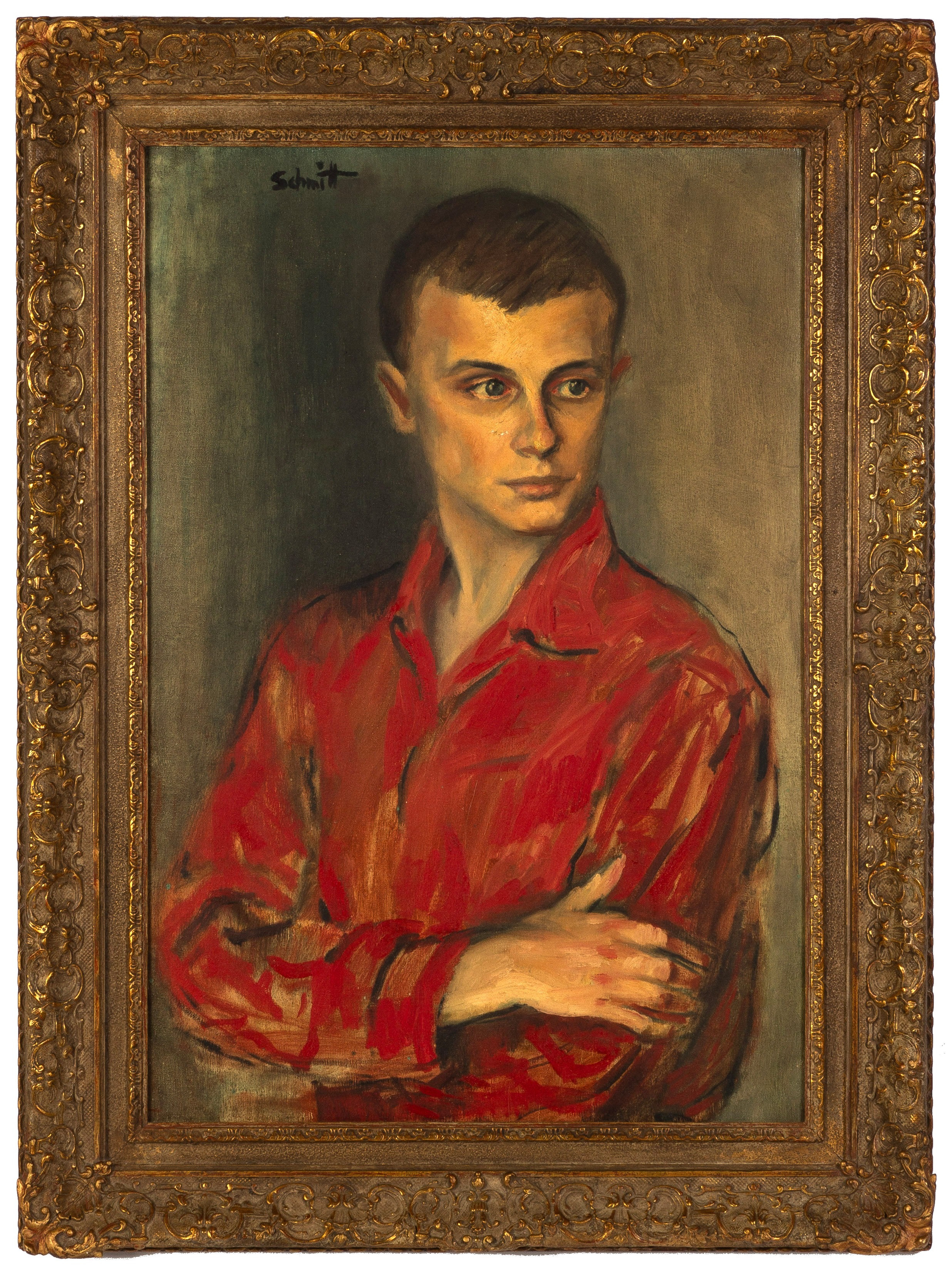 SCHMITT (20TH CENTURY) PORTRAIT