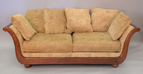 SCHNADIG UPHOLSTERED SOFA, HT. 34",