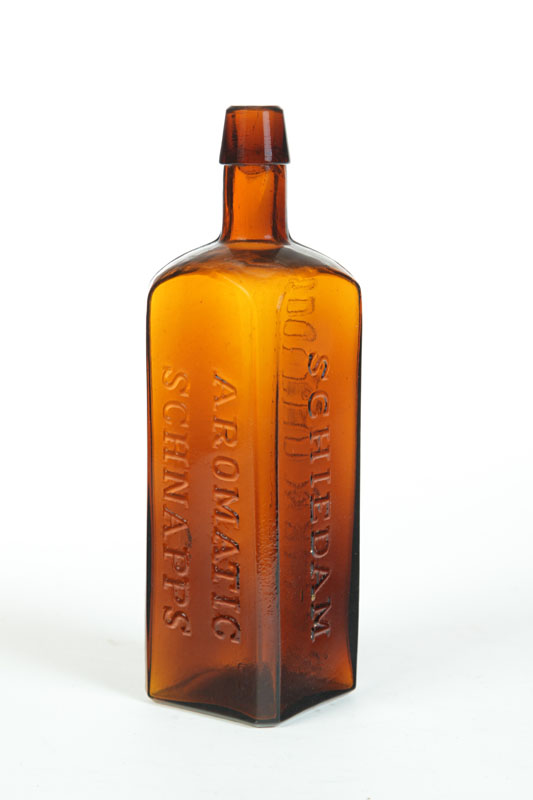SCHNAPPS BOTTLE.  Amrican  2nd-half