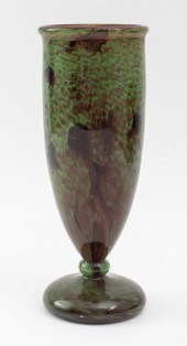 SCHNEIDER ART DECO GLASS PEDES