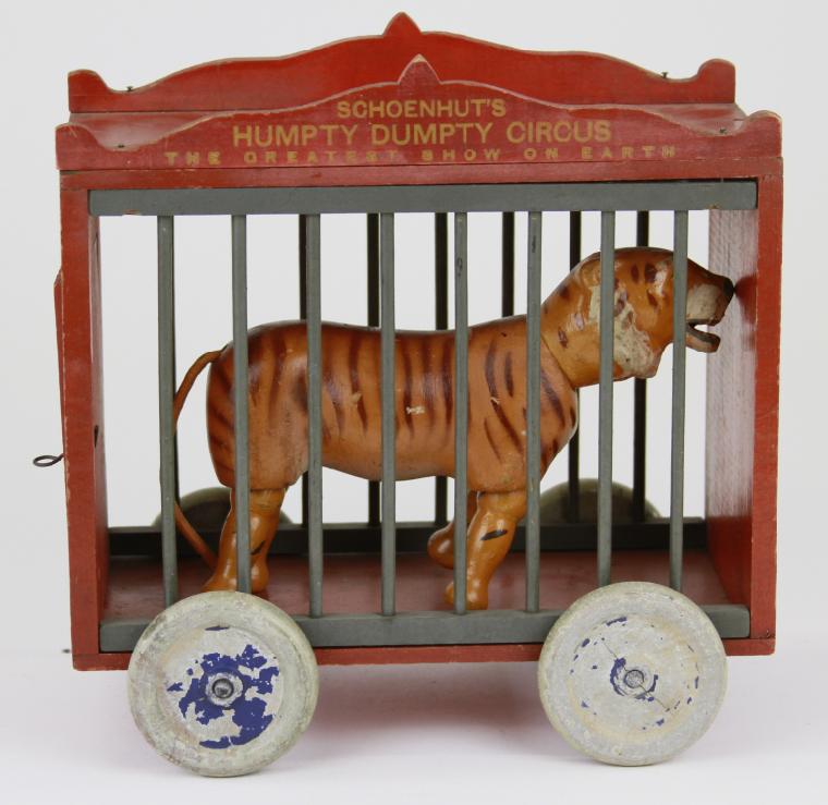 SCHOENHUT 12'' CAGE WAGON Wooden