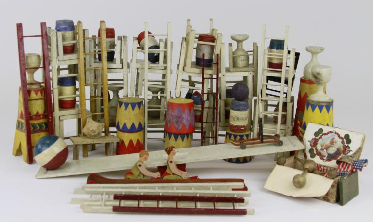 SCHOENHUT ACCESSORY GROUPING
