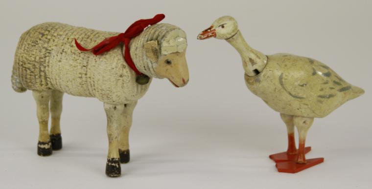 SCHOENHUT ANIMALS Wood jointed