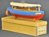 SCHOENHUT BOXED MOTORBOAT c.19