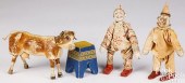 SCHOENHUT CLOWNS AND COWSchoen