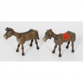 Schoenhut Donkey and Cow A pai