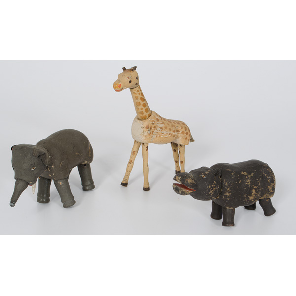 Schoenhut Elephant Hippo and