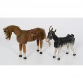 Schoenhut Horse and Goat Two S