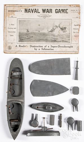 SCHOENHUT NAVAL WAR GAMESchoenhut