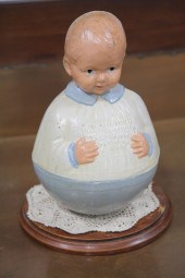 SCHOENHUT ROLY POLY DOLL.  Pen
