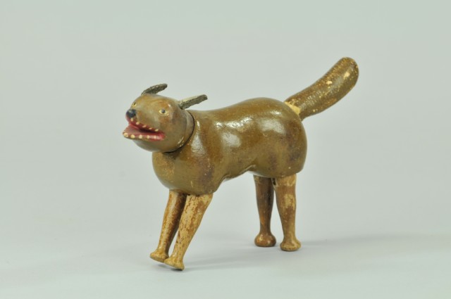 SCHOENHUT WOLF Jointed wood