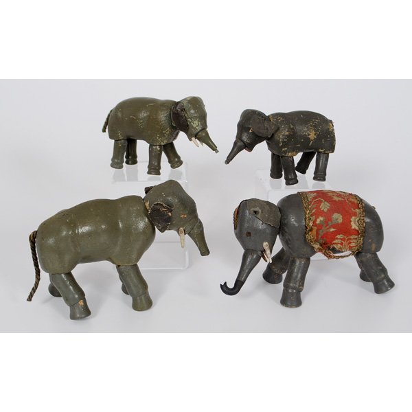 Schoenhut Wooden Circus Elephants