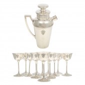 SCHOFIELD STERLING LIQUOR SET