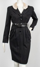 SCHON DESIGNER PINSTRIPE BLAZE