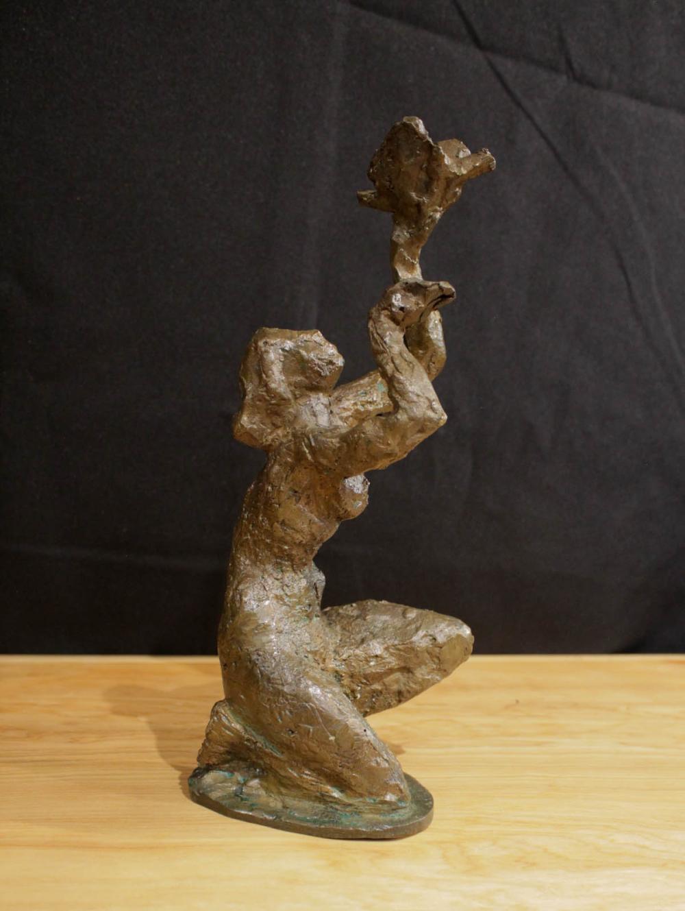 SCHOOL OF FREDERIC LITTMAN BRONZE