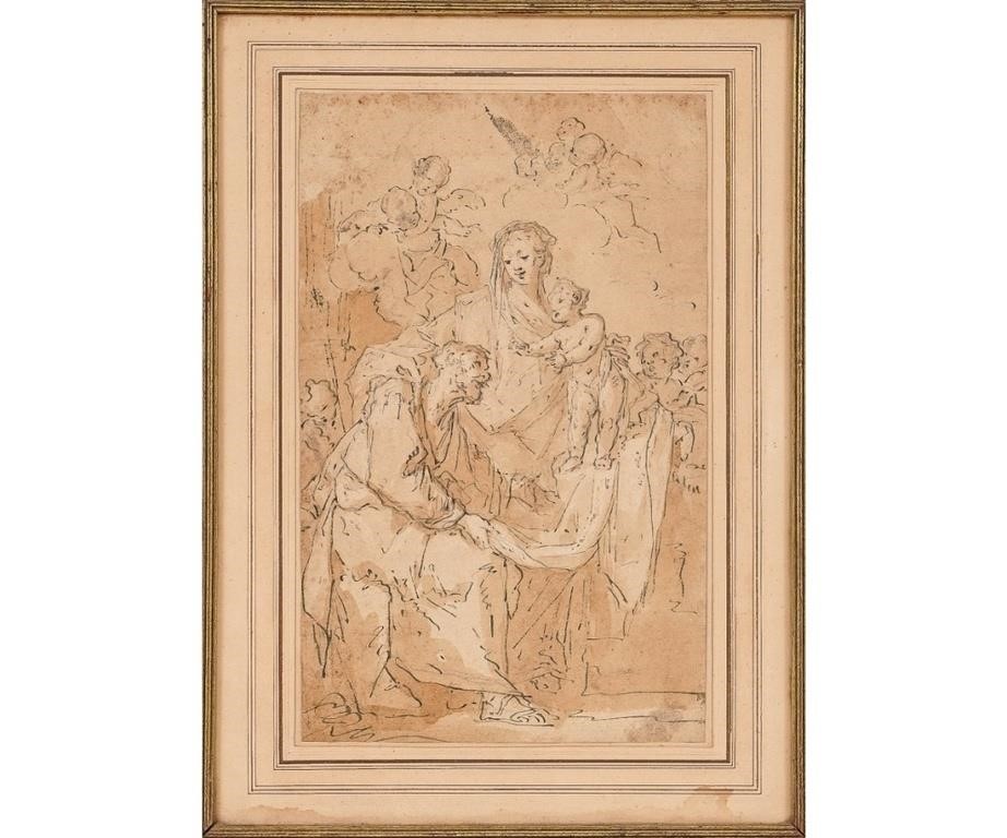 School of Tintoretto pen and