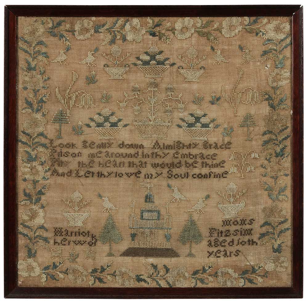 Schoolgirl Needlework probably