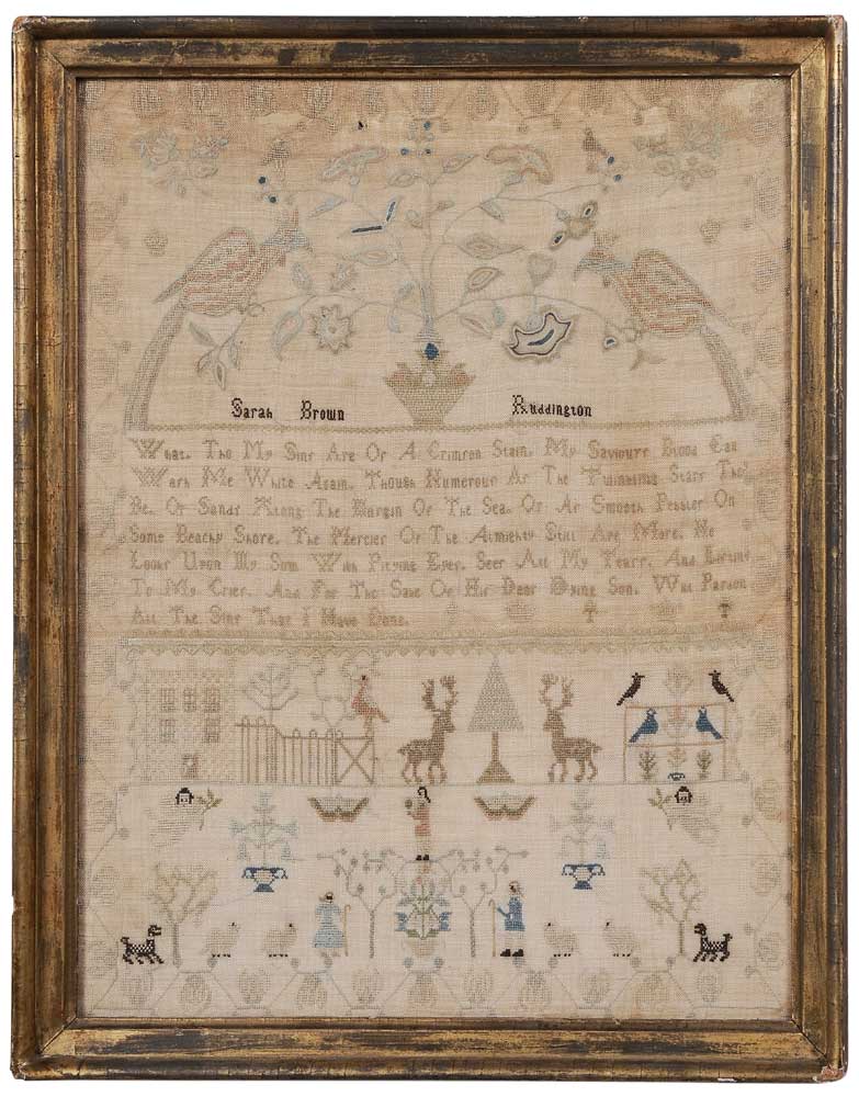 Schoolgirl Needlework probably