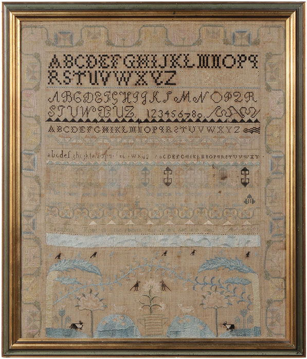 Schoolgirl Sampler New England,